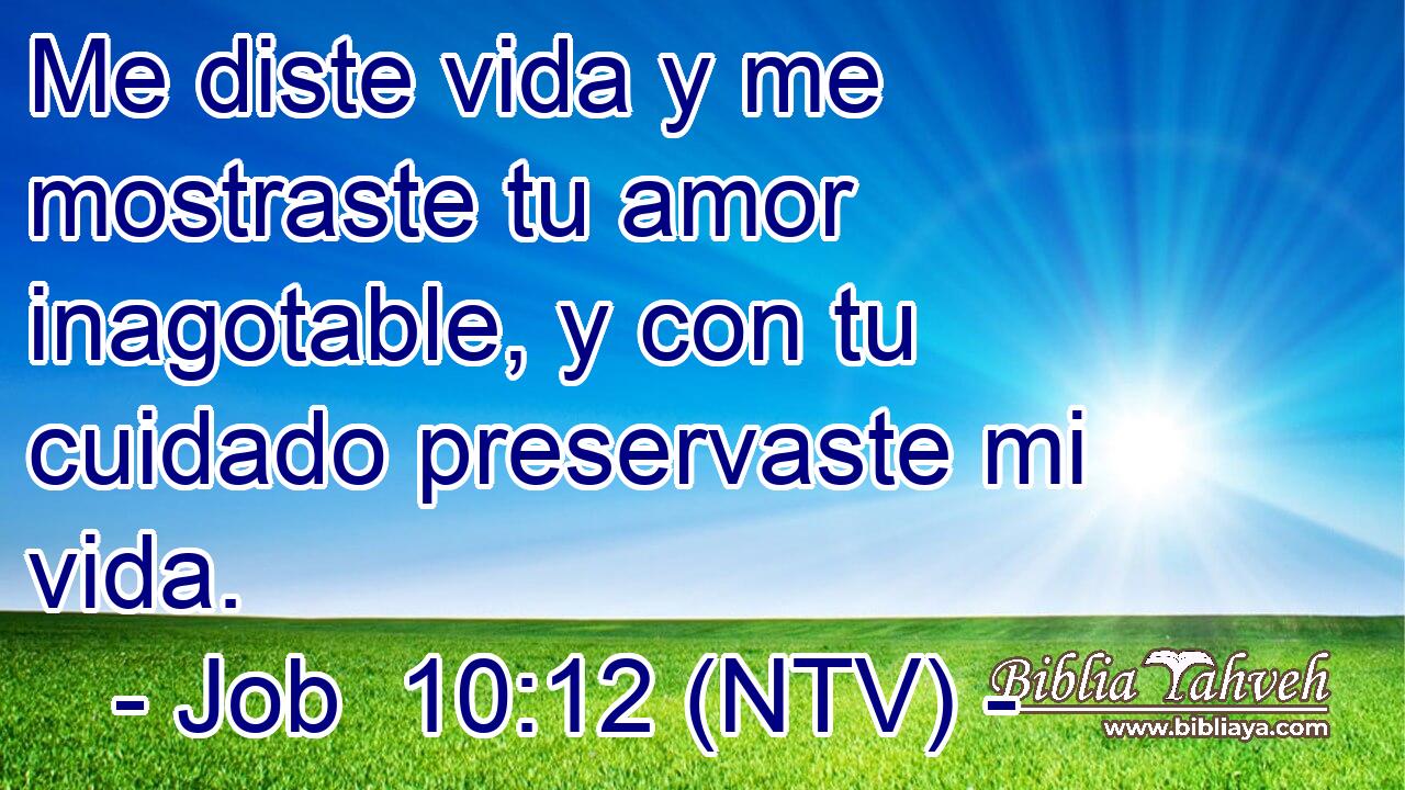 Me diste vida y me mostraste tu amor inagotable, y con tu cuidado preservaste mi vida.