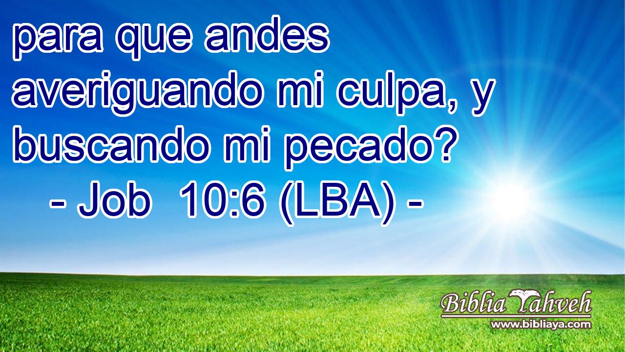 para que andes averiguando mi culpa, y buscando mi pecado?