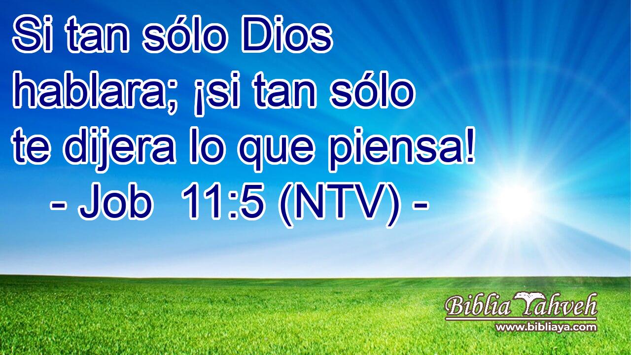 Si tan sólo Dios hablara; ¡si tan sólo te dijera lo que piensa!