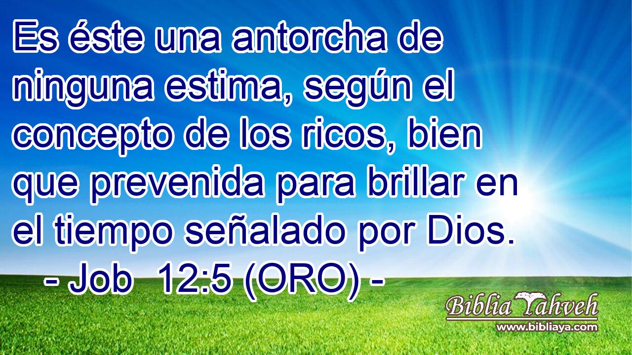  Es éste una antorcha de ninguna estima, según el concepto de los ricos, bien que prevenida para brillar en el tiempo señalado por Dios. 