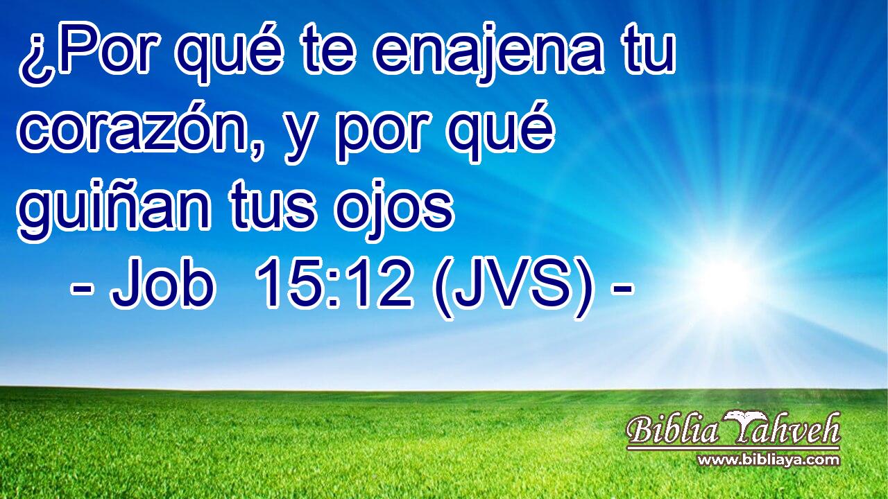 ¿Por qué te enajena tu corazón, y por qué guiñan tus ojos