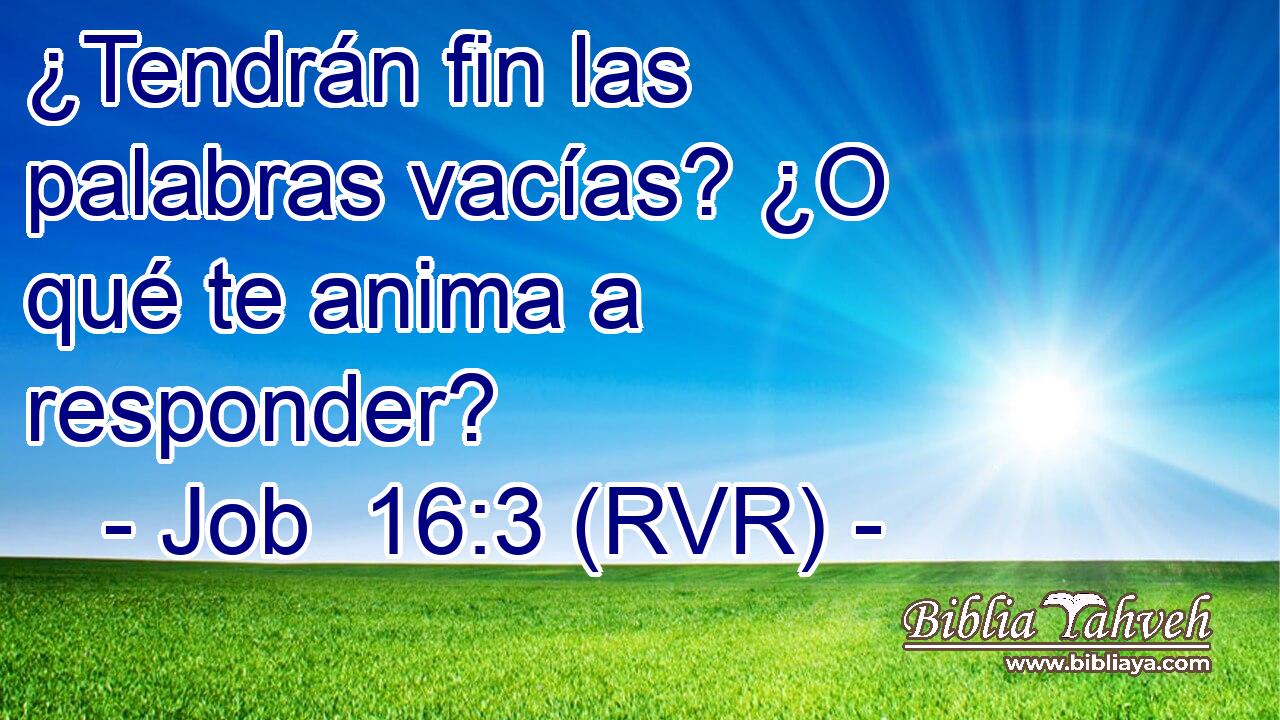 ¿Tendrán fin las palabras vacías? ¿O qué te anima a responder?