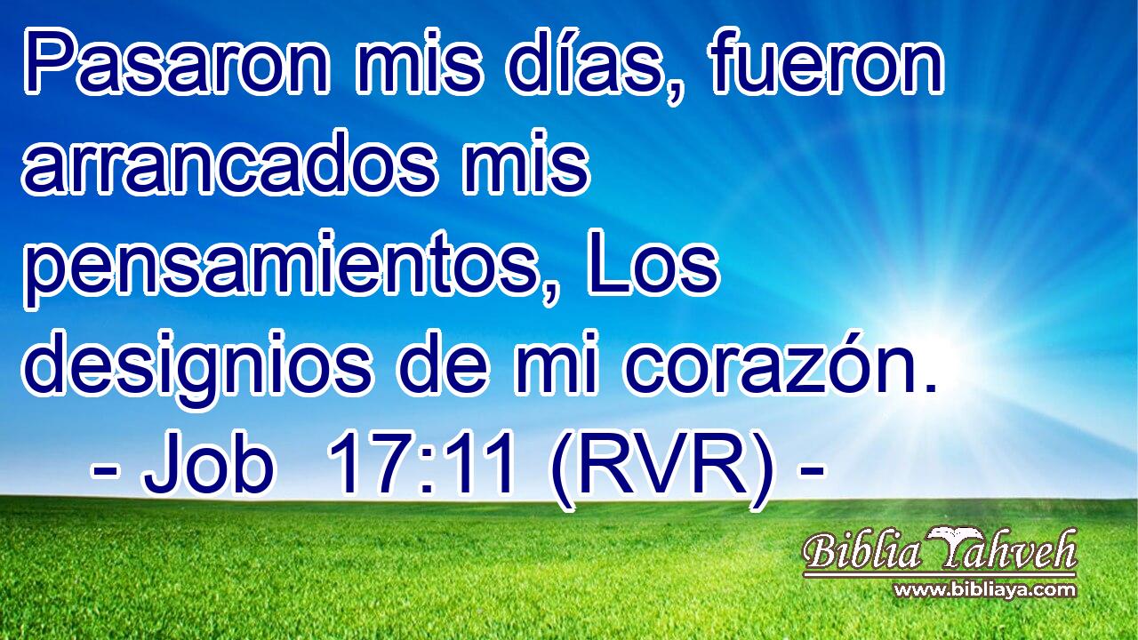 Pasaron mis días, fueron arrancados mis pensamientos, Los designios de mi corazón.