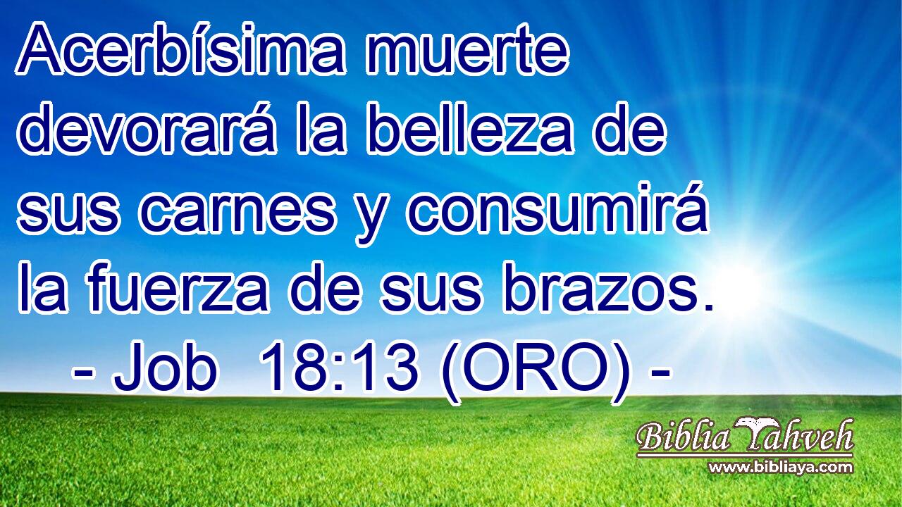  Acerbísima muerte devorará la belleza de sus carnes y consumirá la fuerza de sus brazos. 