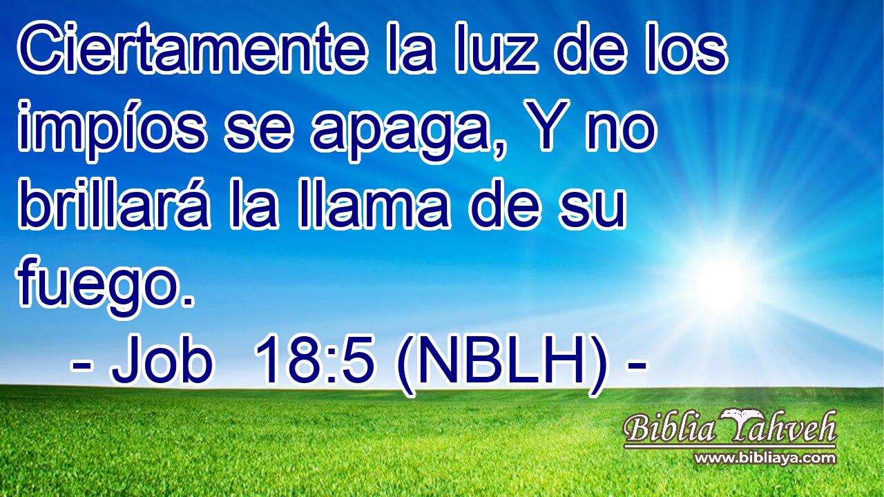  Ciertamente la luz de los impíos se apaga, Y no brillará la llama de su fuego. 