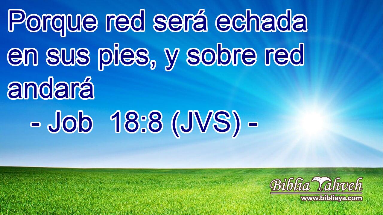 Porque red será echada en sus pies, y sobre red andará