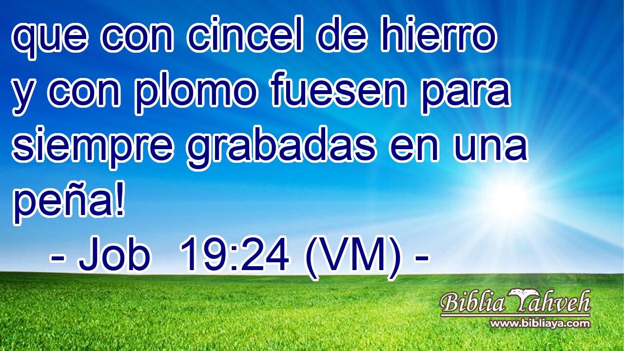  que con cincel de hierro y con plomo fuesen para siempre grabadas en una peña! 