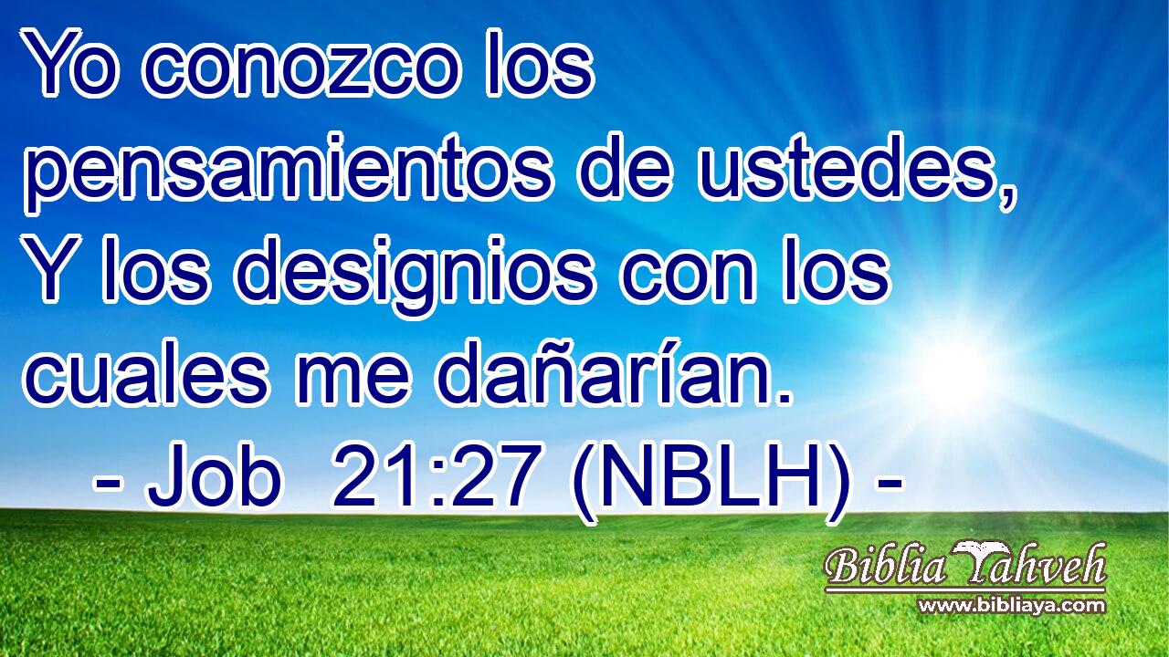  Yo conozco los pensamientos de ustedes, Y los designios con los cuales me dañarían. 