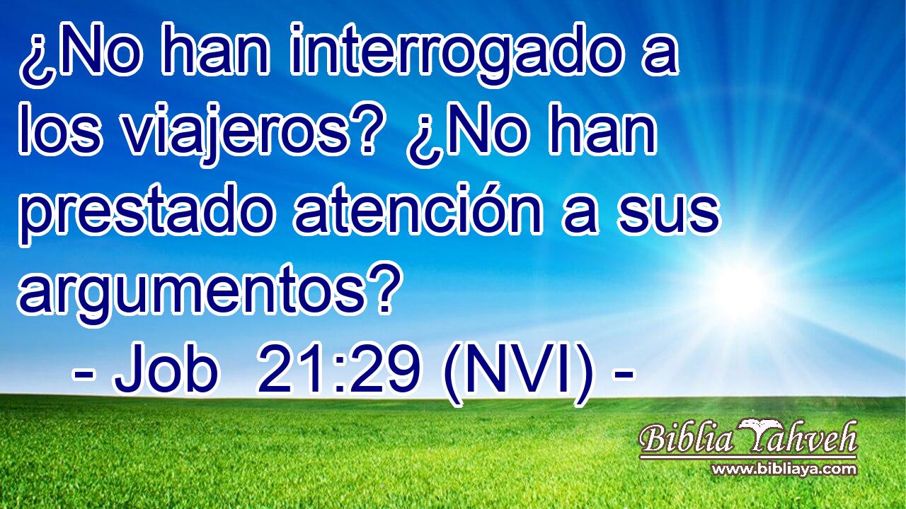  ¿No han interrogado a los viajeros? ¿No han prestado atención a sus argumentos? 