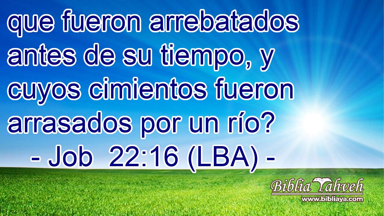 que fueron arrebatados antes de su tiempo, y cuyos cimientos fueron arrasados por un río?