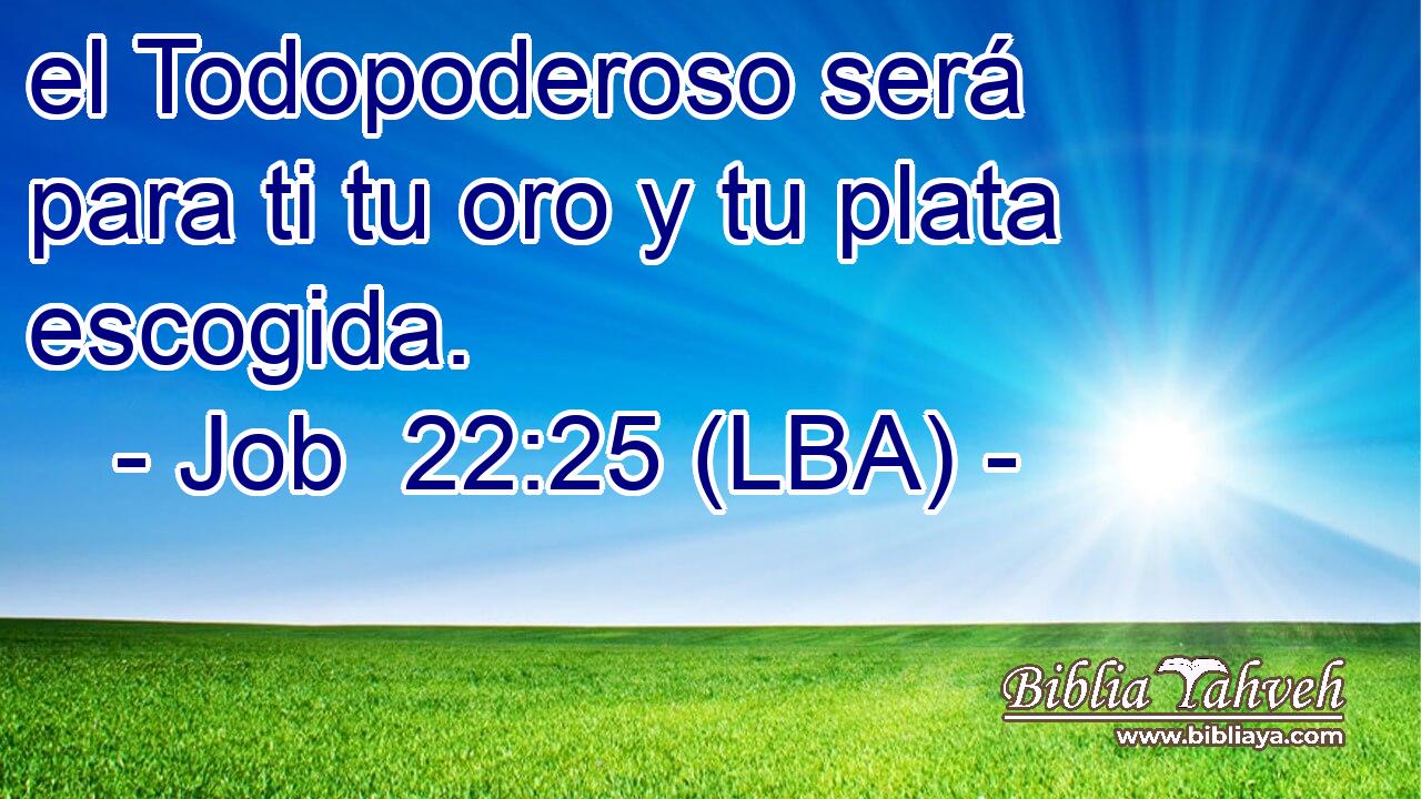 el Todopoderoso será para ti tu oro y tu plata escogida.