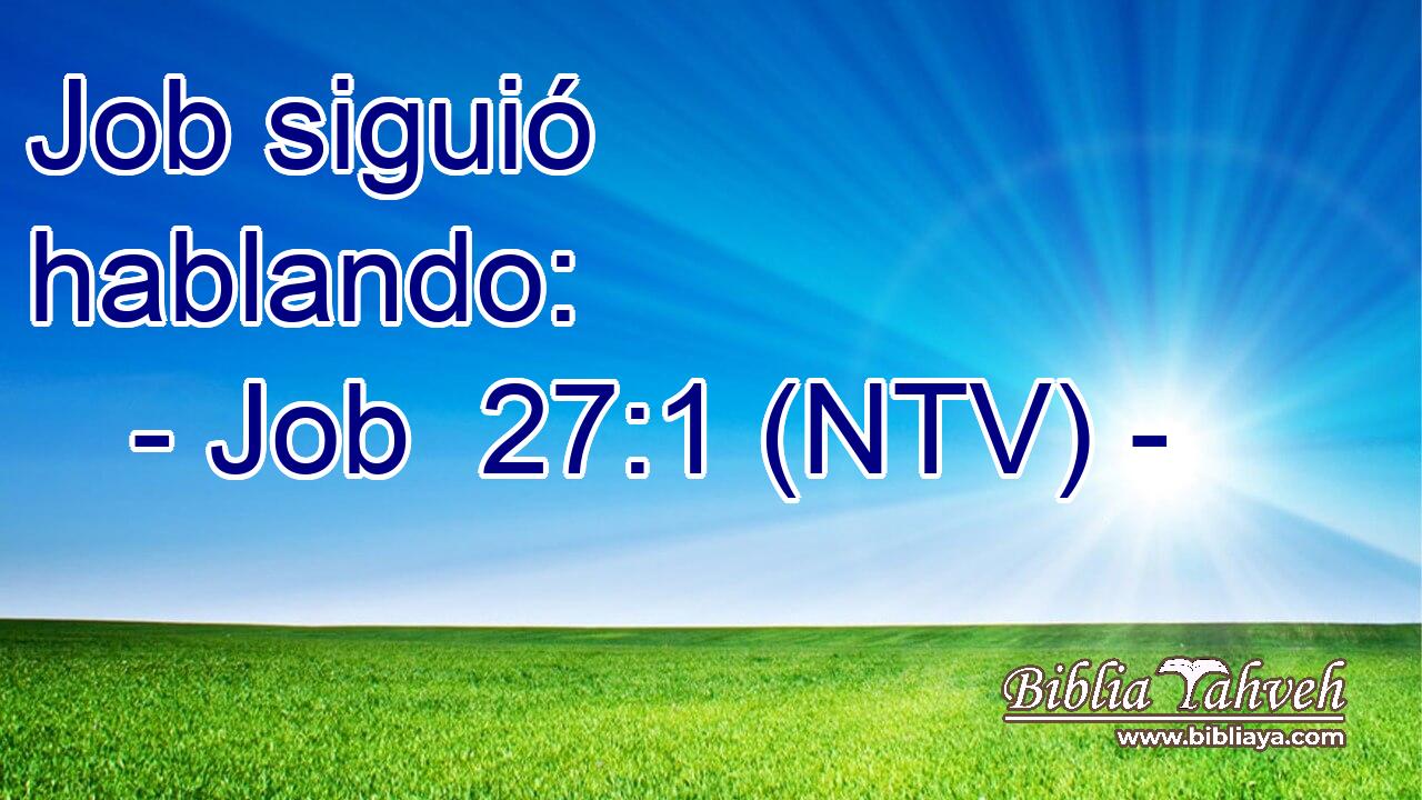 Job siguió hablando: