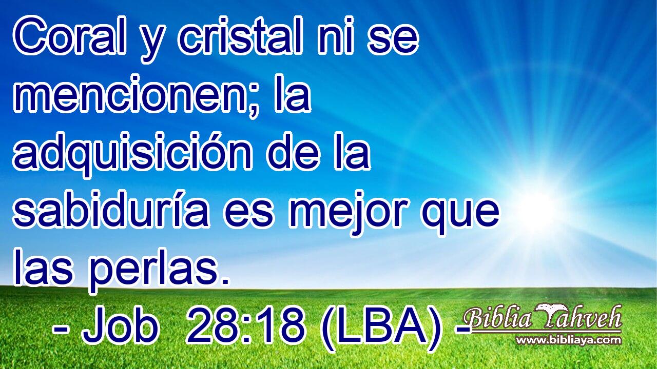 Coral y cristal ni se mencionen; la adquisición de la sabiduría es mejor que las perlas.