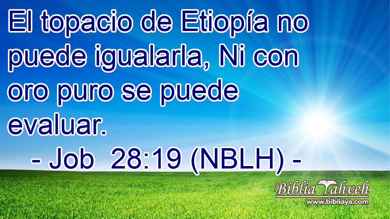  El topacio de Etiopía no puede igualarla, Ni con oro puro se puede evaluar. 
