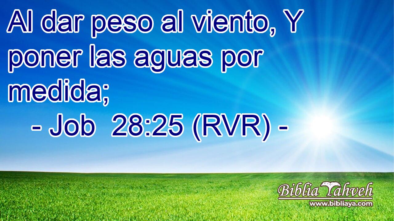 Al dar peso al viento, Y poner las aguas por medida;