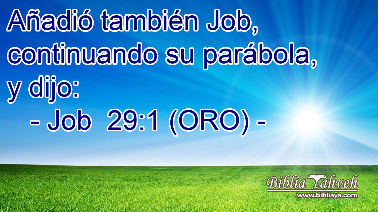  Añadió también Job, continuando su parábola, y dijo: 