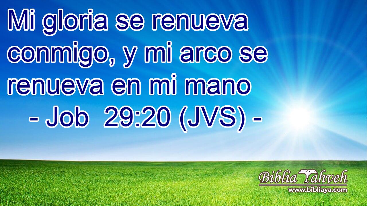 Mi gloria se renueva conmigo, y mi arco se renueva en mi mano