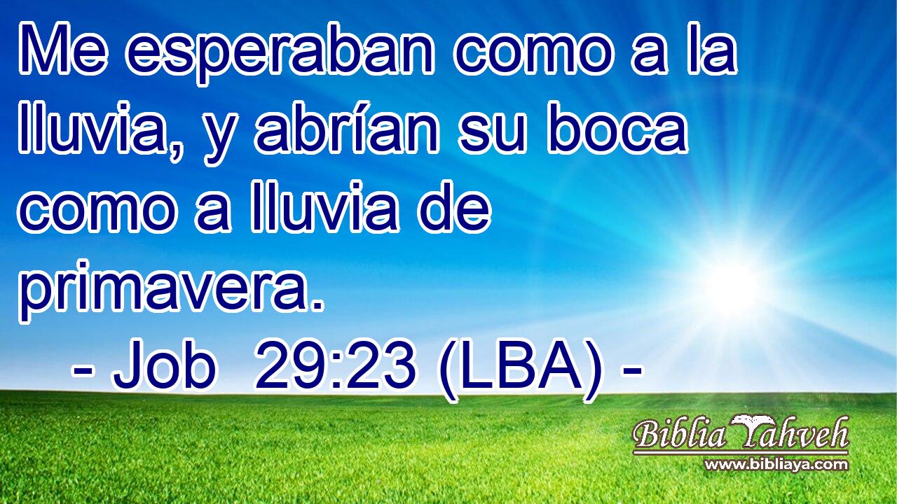 Me esperaban como a la lluvia, y abrían su boca como a lluvia de primavera.