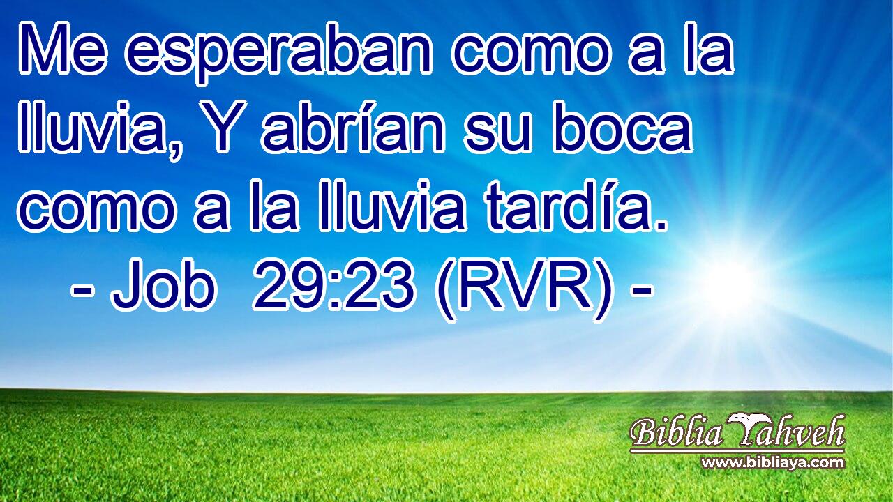 Me esperaban como a la lluvia, Y abrían su boca como a la lluvia tardía.