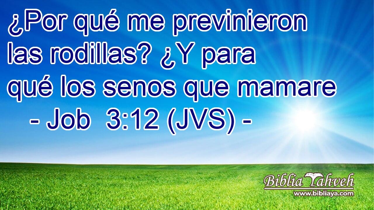 ¿Por qué me previnieron las rodillas? ¿Y para qué los senos que mamare