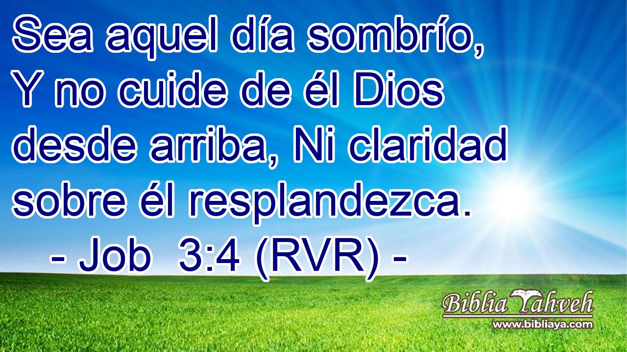 Sea aquel día sombrío, Y no cuide de él Dios desde arriba, Ni claridad sobre él resplandezca.