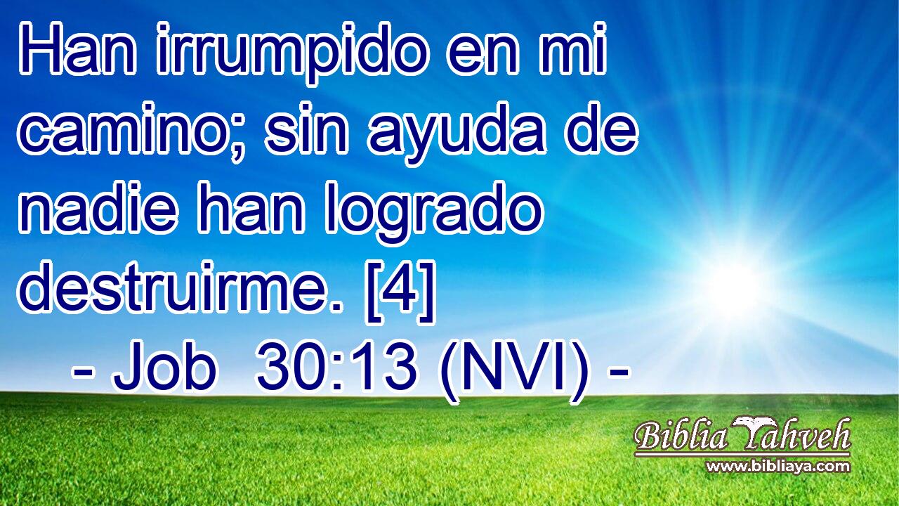  Han irrumpido en mi camino; sin ayuda de nadie han logrado destruirme. [4] 