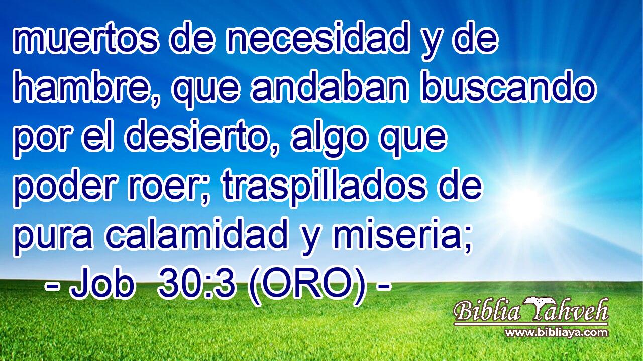  muertos de necesidad y de hambre, que andaban buscando por el desierto, algo que poder roer; traspillados de pura calamidad y miseria; 