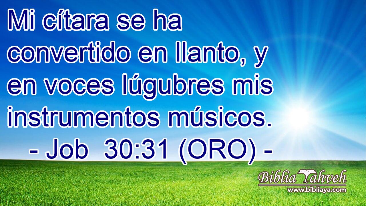  Mi cítara se ha convertido en llanto, y en voces lúgubres mis instrumentos músicos. 