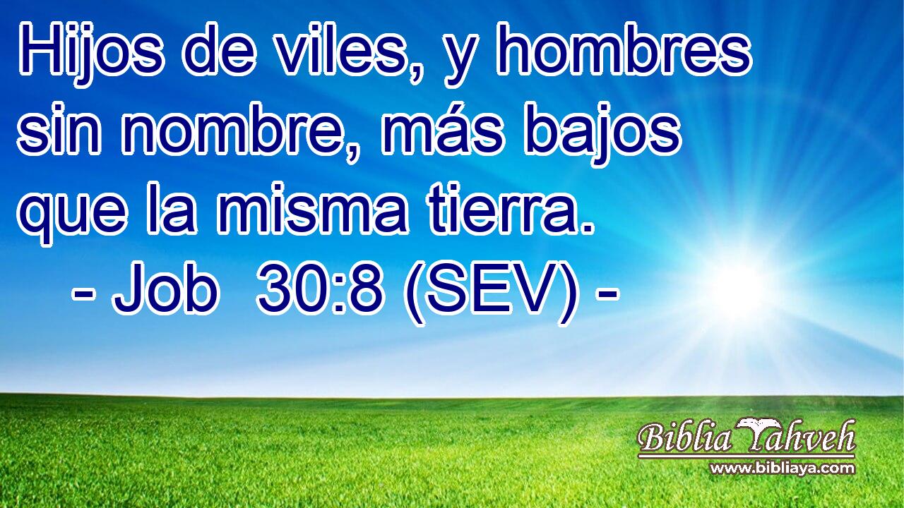 Hijos de viles, y hombres sin nombre, más bajos que la misma tierra.