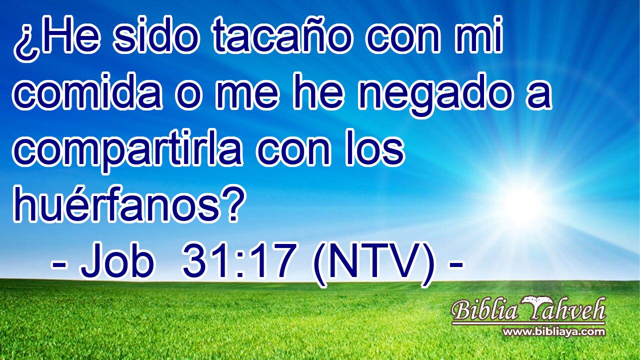 ¿He sido tacaño con mi comida o me he negado a compartirla con los huérfanos?