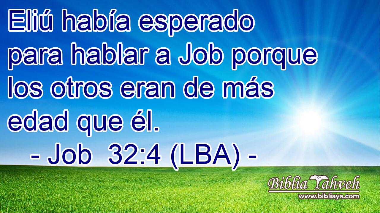 Eliú había esperado para hablar a Job porque los otros eran de más edad que él.