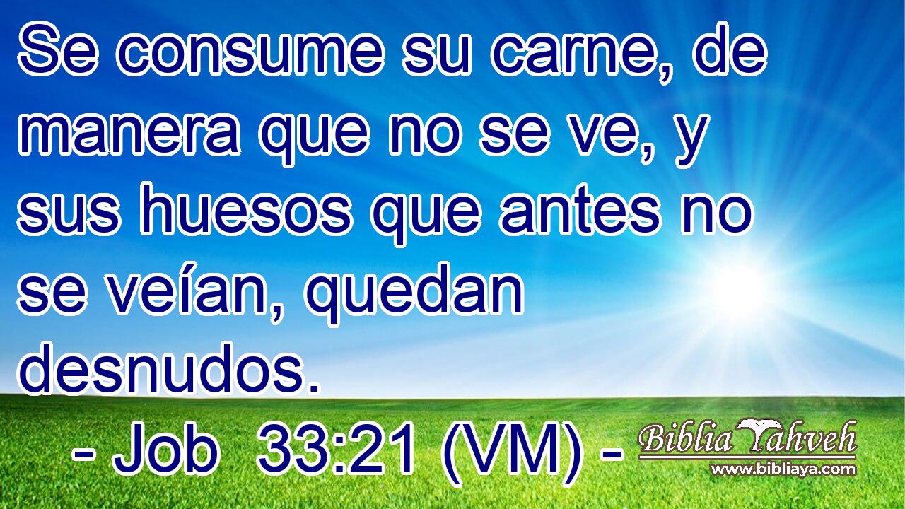  Se consume su carne, de manera que no se ve, y sus huesos que antes no se veían, quedan desnudos. 