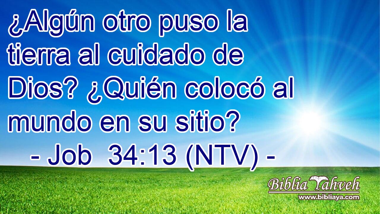 ¿Algún otro puso la tierra al cuidado de Dios? ¿Quién colocó al mundo en su sitio?