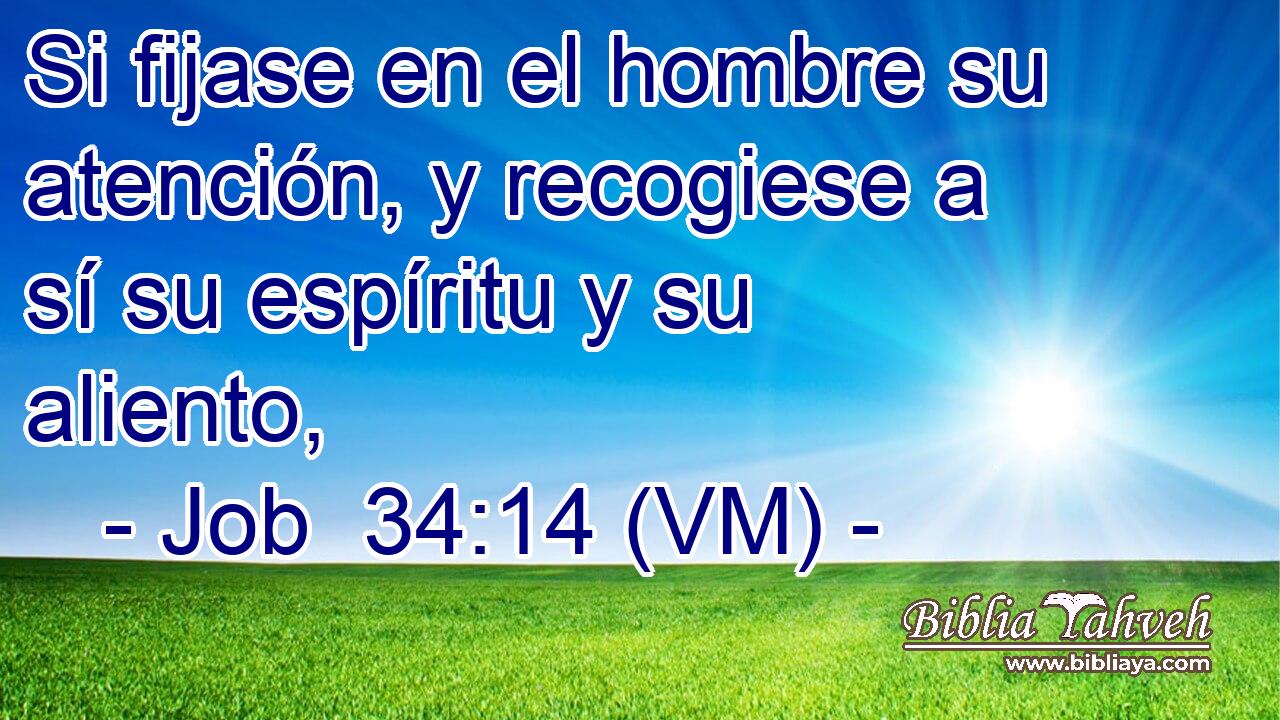  Si fijase en el hombre su atención, y recogiese a sí su espíritu y su aliento, 