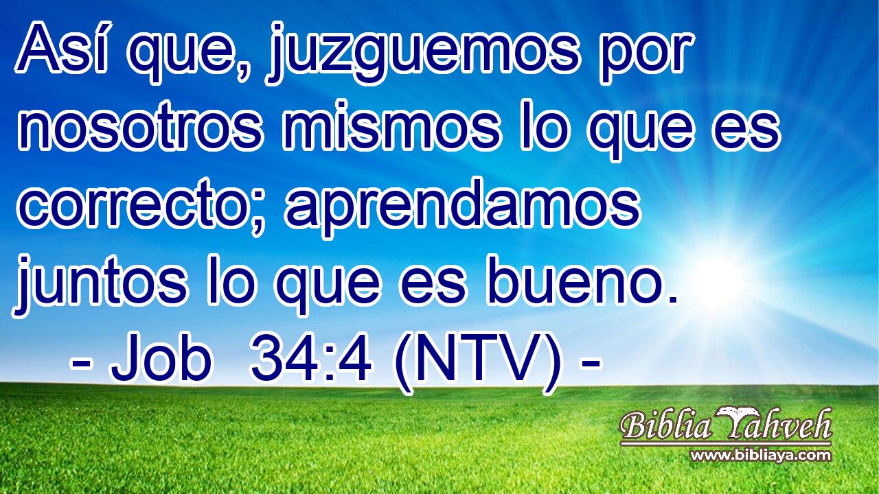 Así que, juzguemos por nosotros mismos lo que es correcto; aprendamos juntos lo que es bueno.