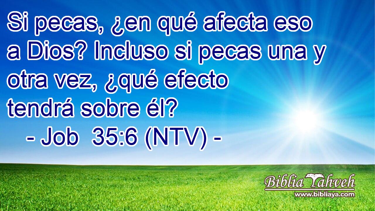 Si pecas, ¿en qué afecta eso a Dios? Incluso si pecas una y otra vez, ¿qué efecto tendrá sobre él?