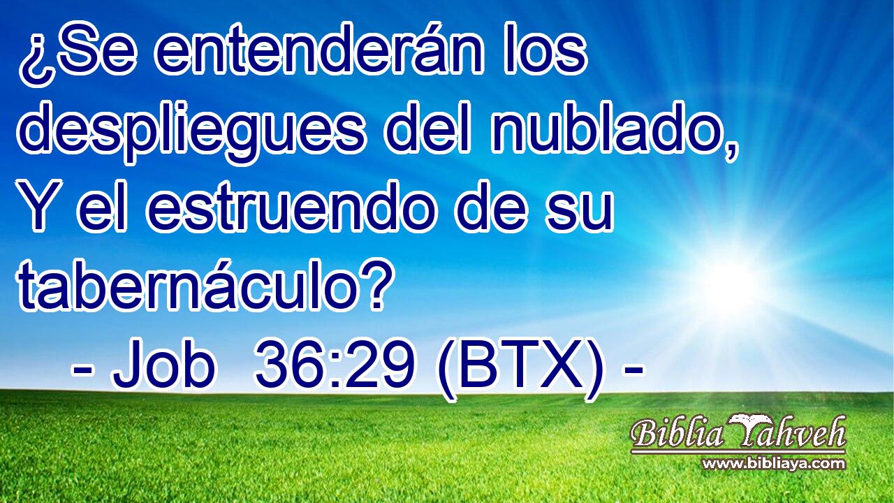 ¿Se entenderán los despliegues del nublado, Y el estruendo de su tabernáculo?