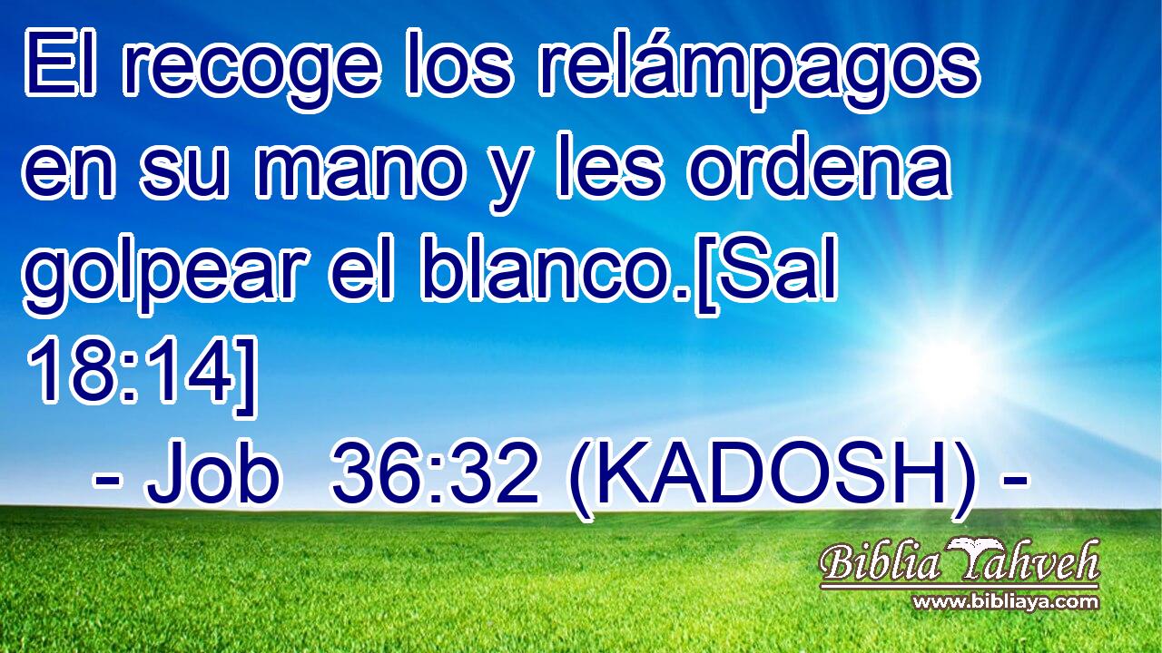  El recoge los relámpagos en su mano y les ordena golpear el blanco.[Sal 18:14] 
