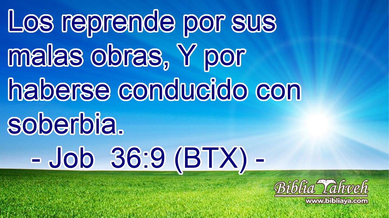 Los reprende por sus malas obras, Y por haberse conducido con soberbia.