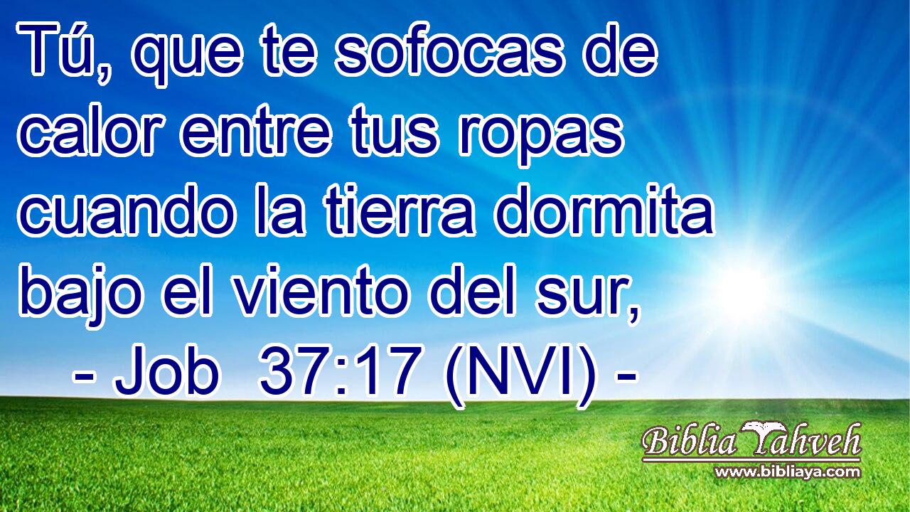  Tú, que te sofocas de calor entre tus ropas cuando la tierra dormita bajo el viento del sur, 