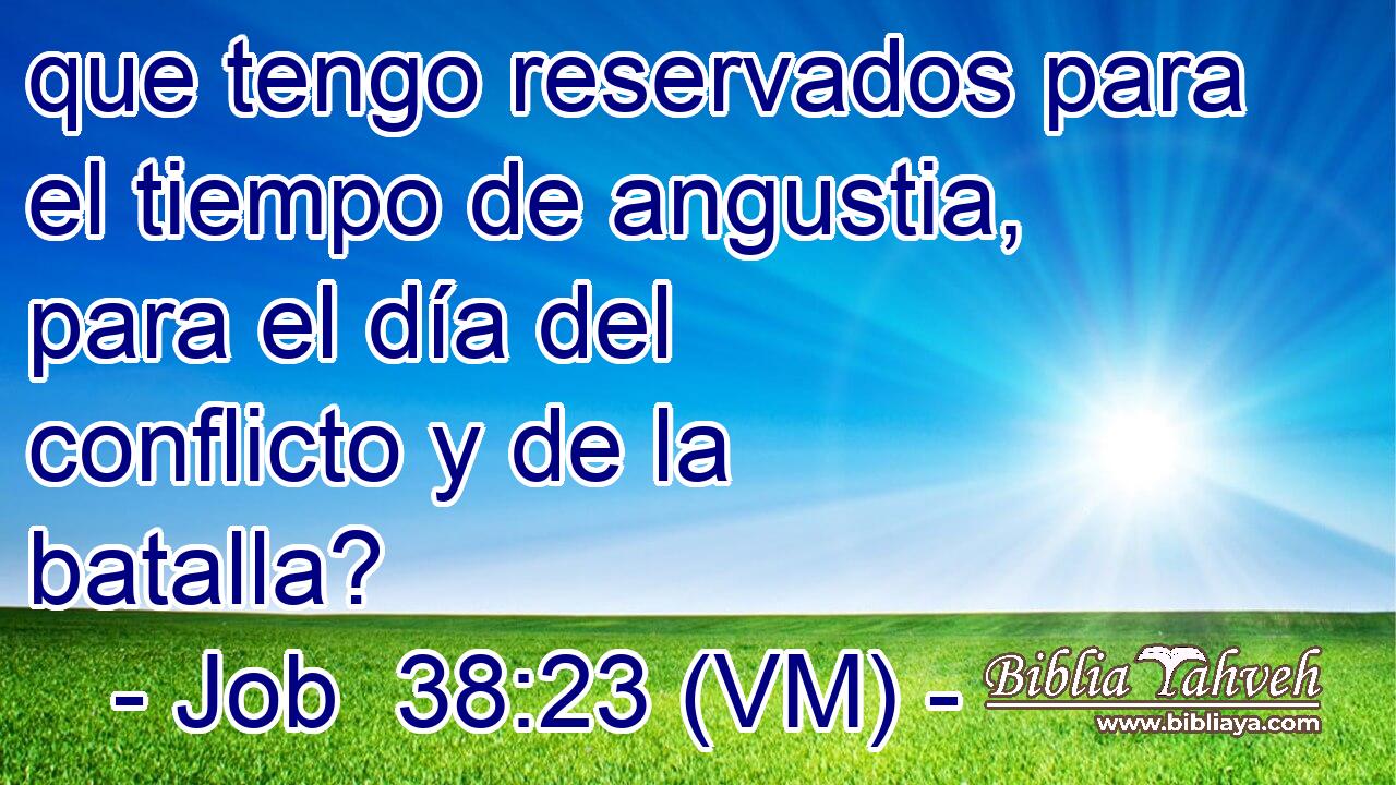  que tengo reservados para el tiempo de angustia, para el día del conflicto y de la batalla? 