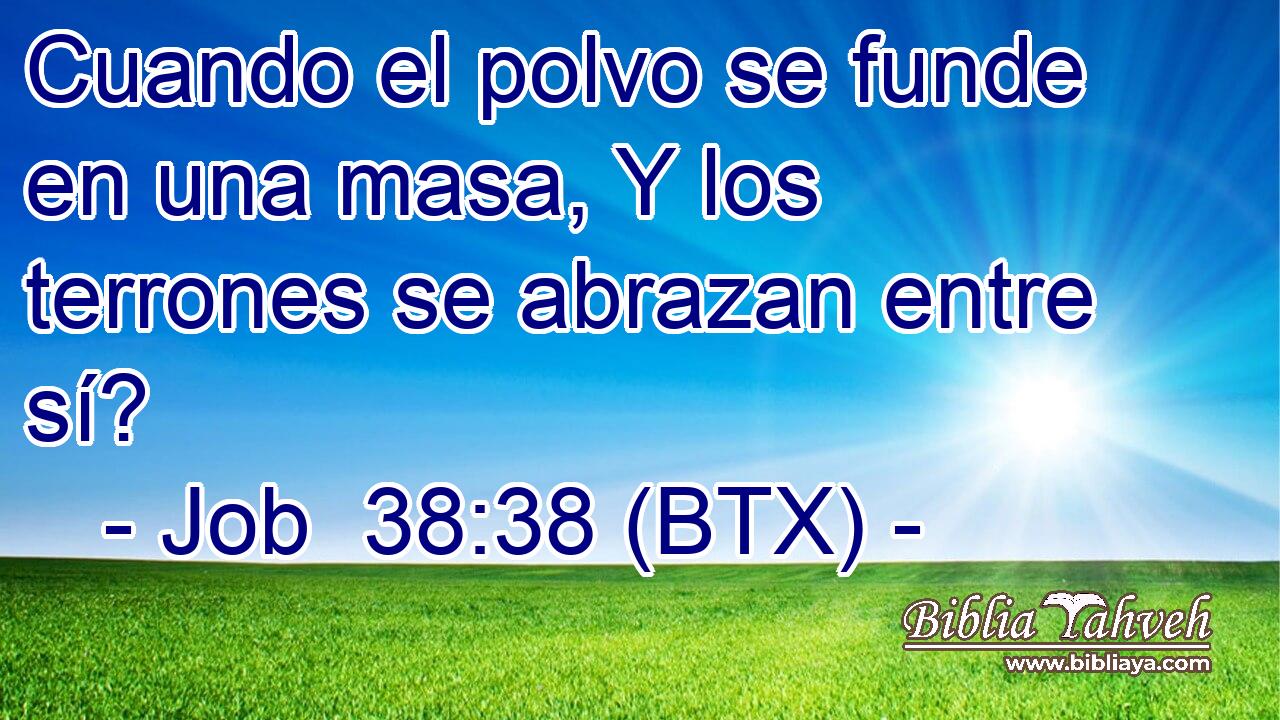 Cuando el polvo se funde en una masa, Y los terrones se abrazan entre sí?
