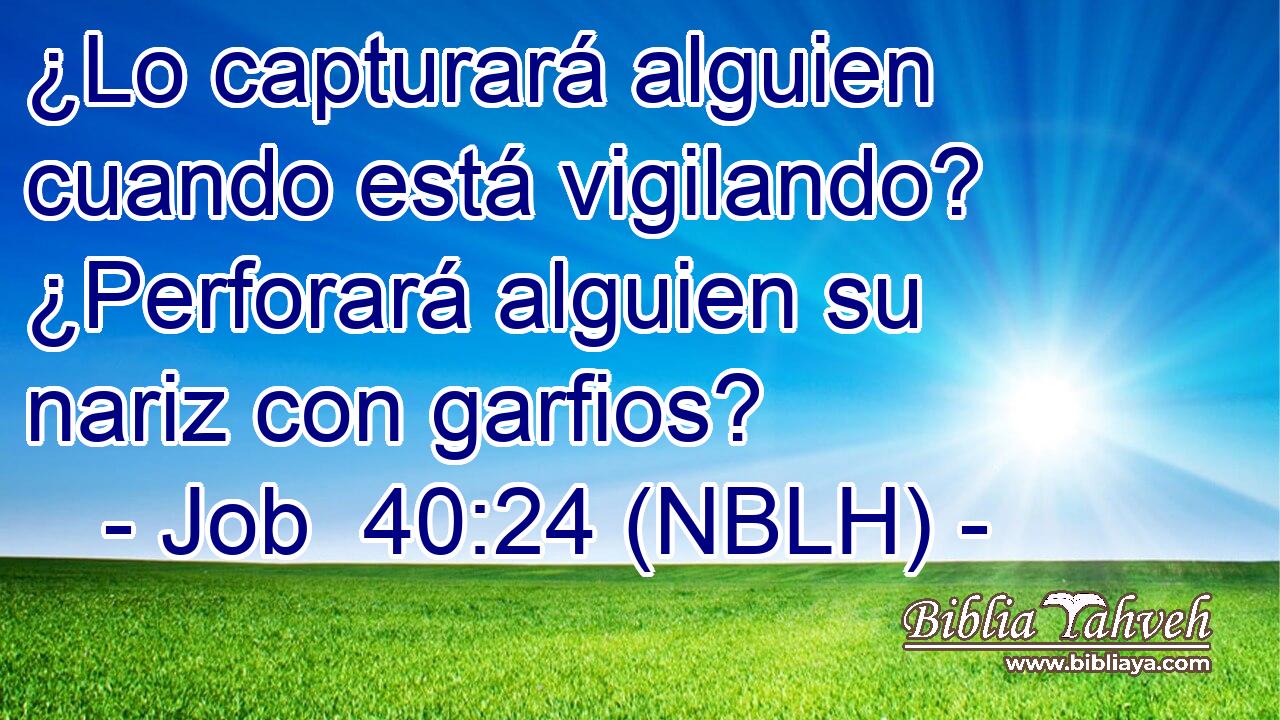  ¿Lo capturará alguien cuando está vigilando? ¿Perforará alguien su nariz con garfios? 