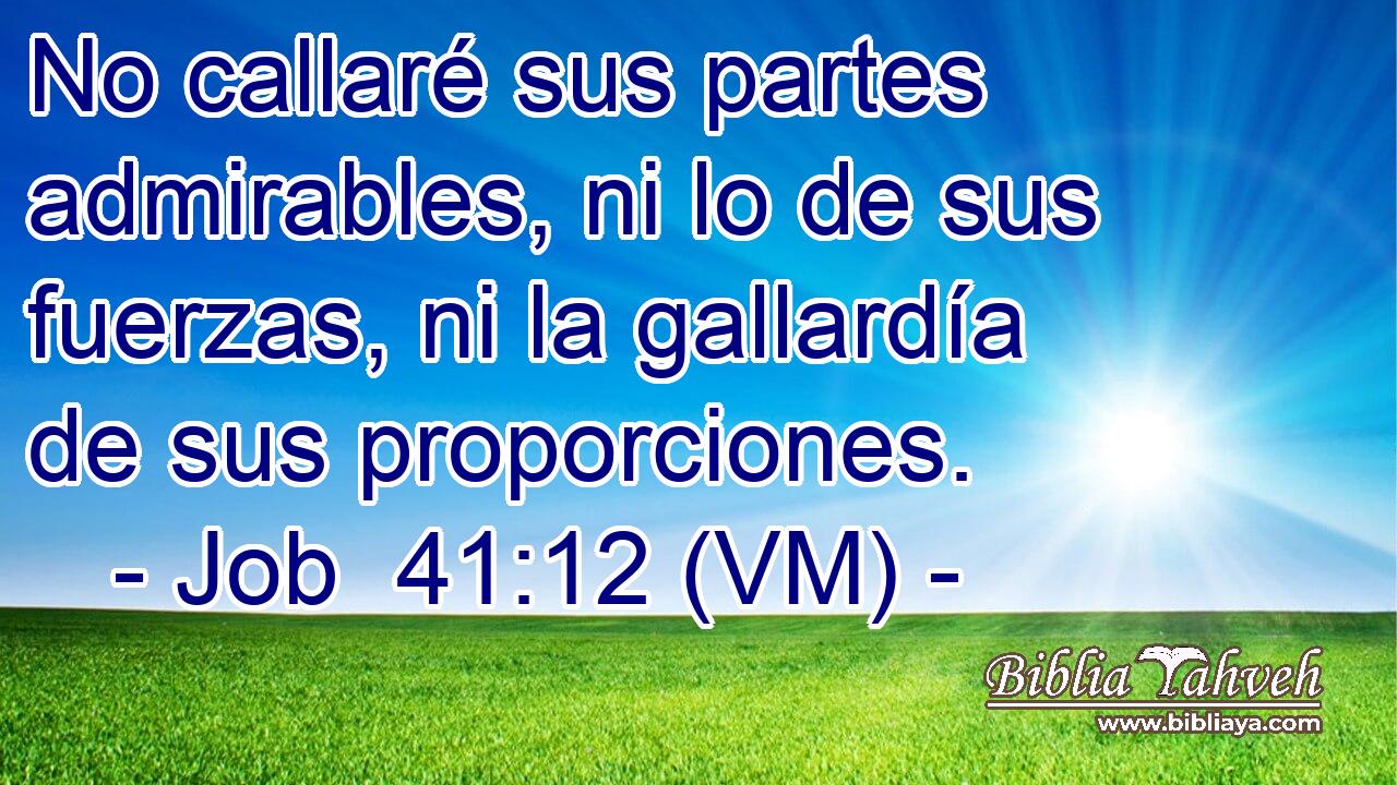  No callaré sus partes admirables, ni lo de sus fuerzas, ni la gallardía de sus proporciones. 