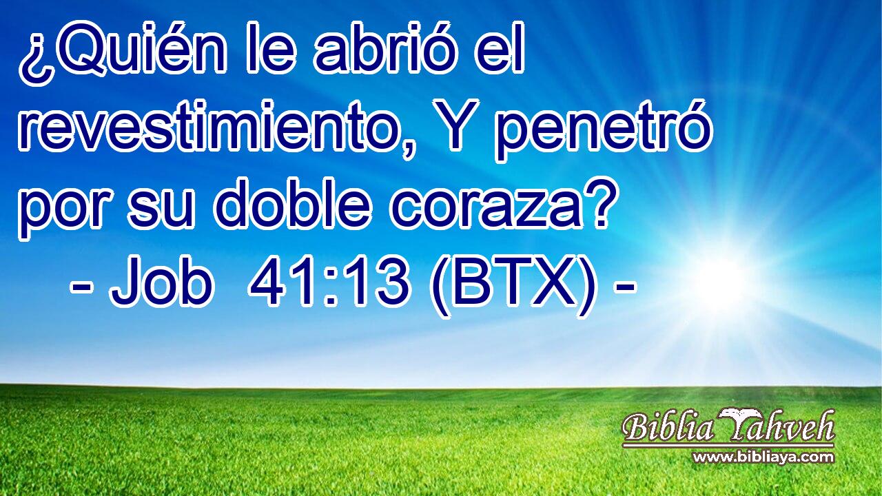 ¿Quién le abrió el revestimiento, Y penetró por su doble coraza?