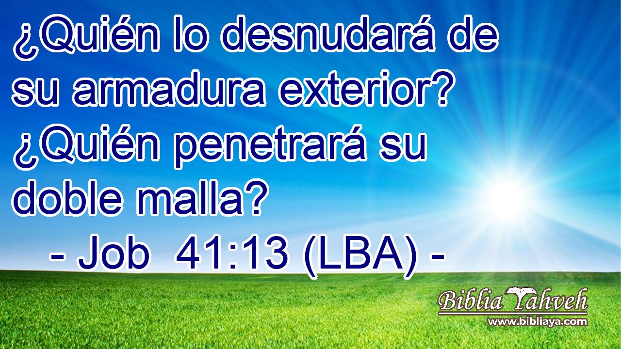 ¿Quién lo desnudará de su armadura exterior? ¿Quién penetrará su doble malla?