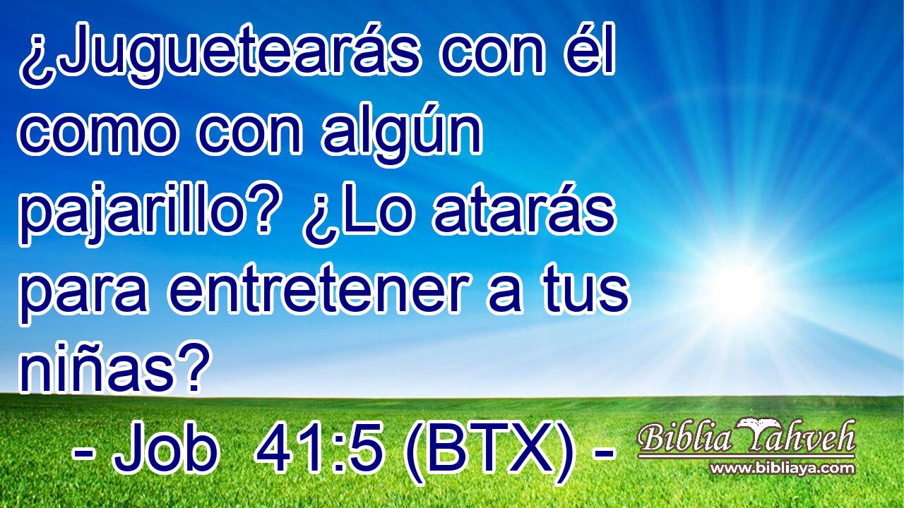 ¿Juguetearás con él como con algún pajarillo? ¿Lo atarás para entretener a tus niñas?