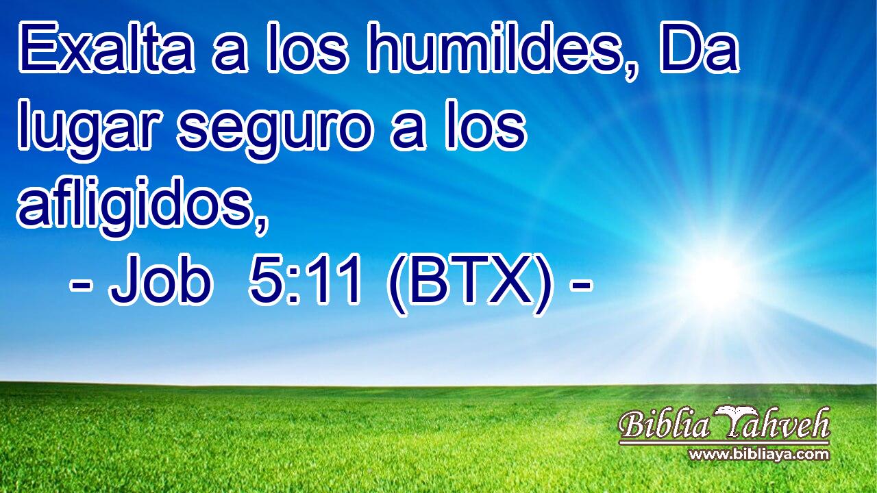 Exalta a los humildes, Da lugar seguro a los afligidos,