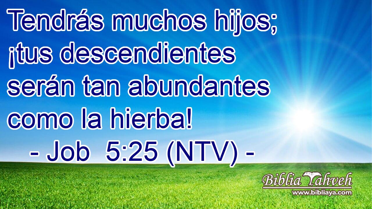 Tendrás muchos hijos; ¡tus descendientes serán tan abundantes como la hierba!
