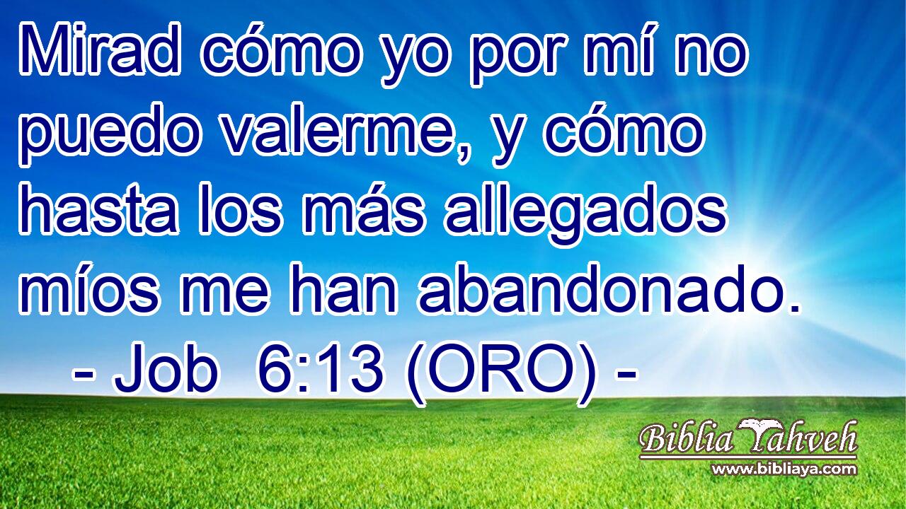  Mirad cómo yo por mí no puedo valerme, y cómo hasta los más allegados míos me han abandonado. 